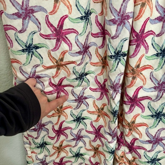Scotch & Soda Gia Starfish Print Colorful Trouser Pull On Pants Size XL - Picture 10 of 13